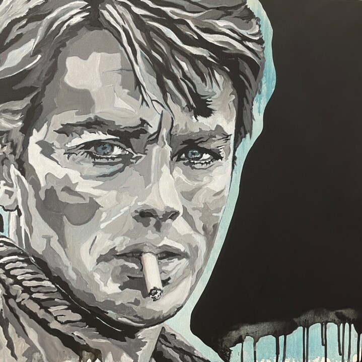 alain Delon Картина, 23,6x23,6 in
