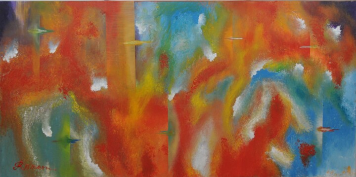 绘画,  24x48 in 