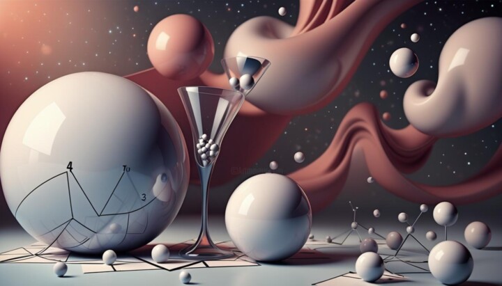 Arts numériques intitulée "Orbital Elegance" par Danyel Carinzia, Œuvre d'art originale, Peinture numérique