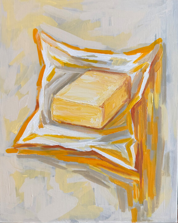 Expressionist still life 绘画, 19.7x15.8 in