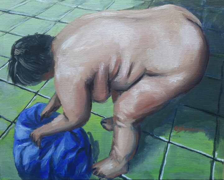 Schilderij,  11,8x9,5 in 