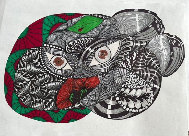 绘画,  12.8x18.1 in 