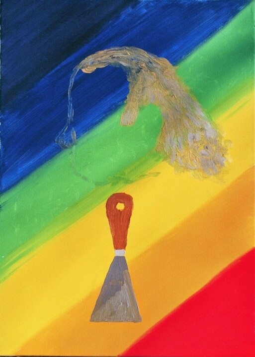 PORTRAIT DE PATRICK 绘画, 27.6x19.7 in