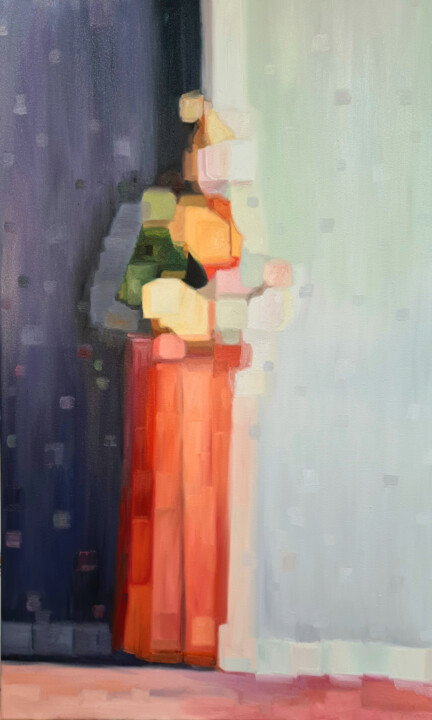 Woman in the Doorway Картина, 39,4x23,6 in