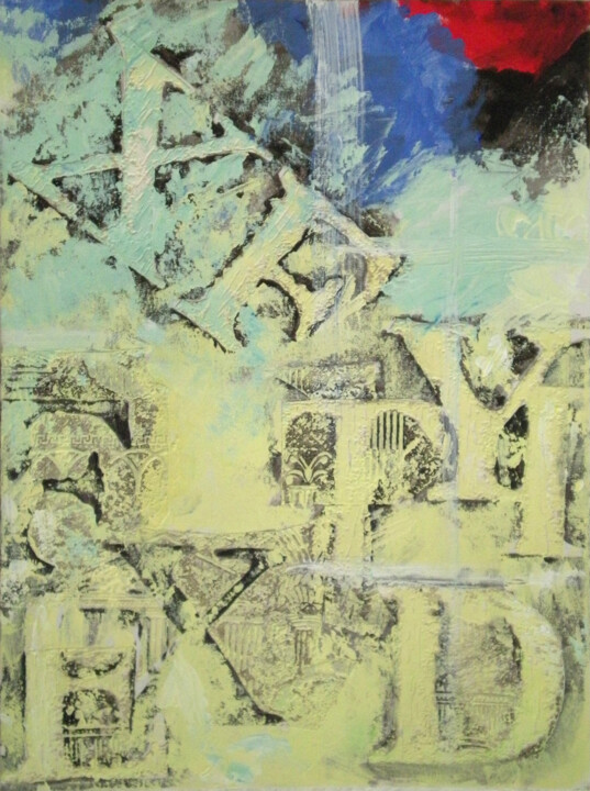COMPOZITION 59 Pittura, 23,6x17,7 in