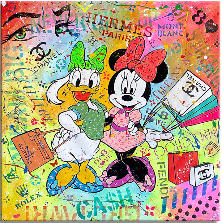 Shopping Therapy 绘画, 39x39 in