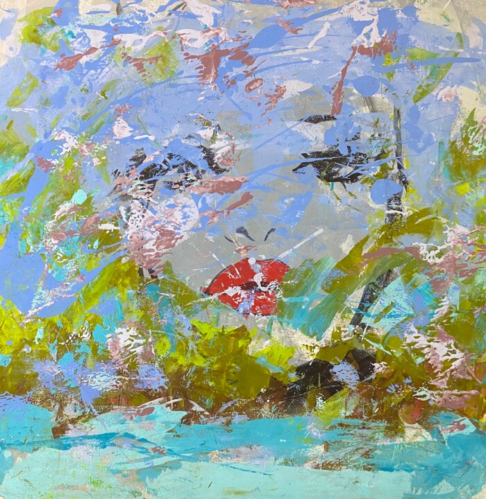 Beauty river 绘画, 22.8x22.1 in