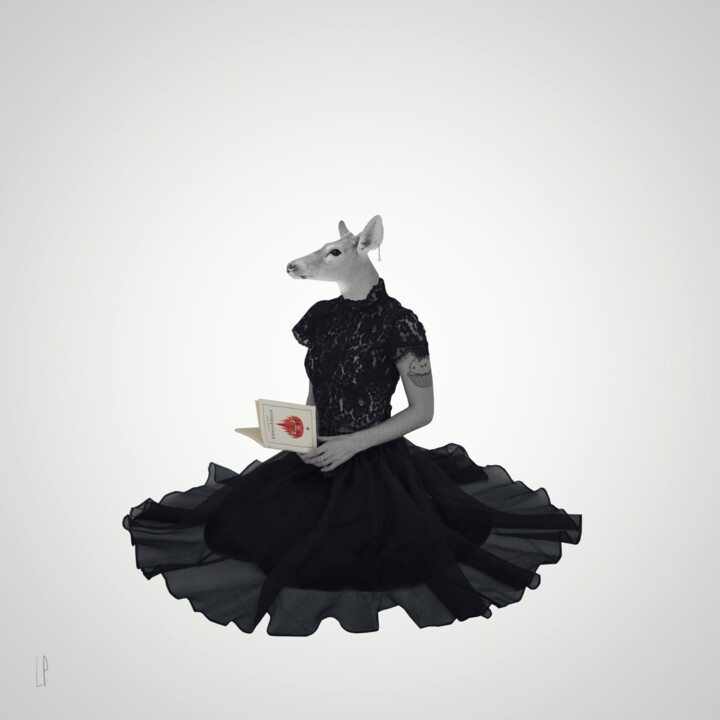 La biche pensive Fotografie