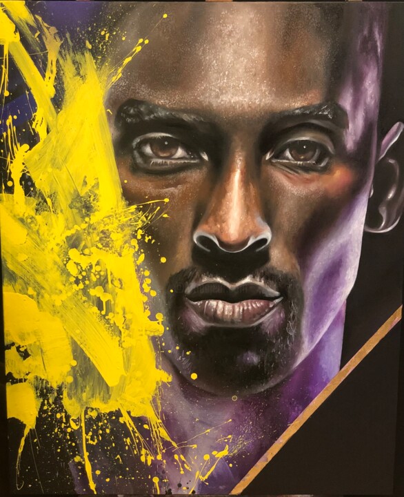 Kobe 绘画, 33.5x27.6 in