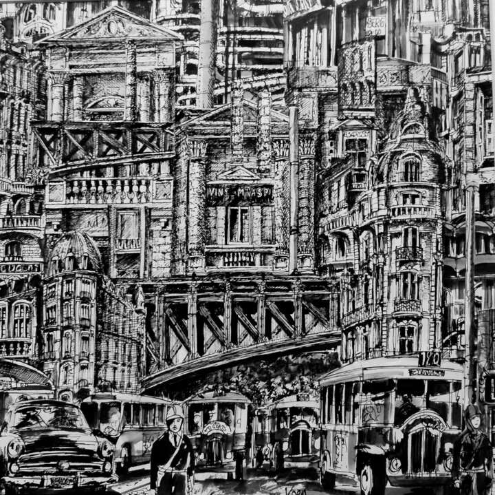 Amalgame 2 图画, 11.8x11.8 in