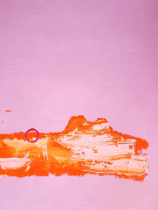 Pink in the Morning 绘画, 31.5x23.6 in