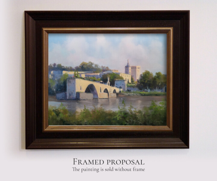 Œuvre présentée encadrée