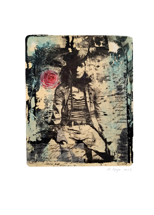 Schilderij,  16,5x11,8 in 