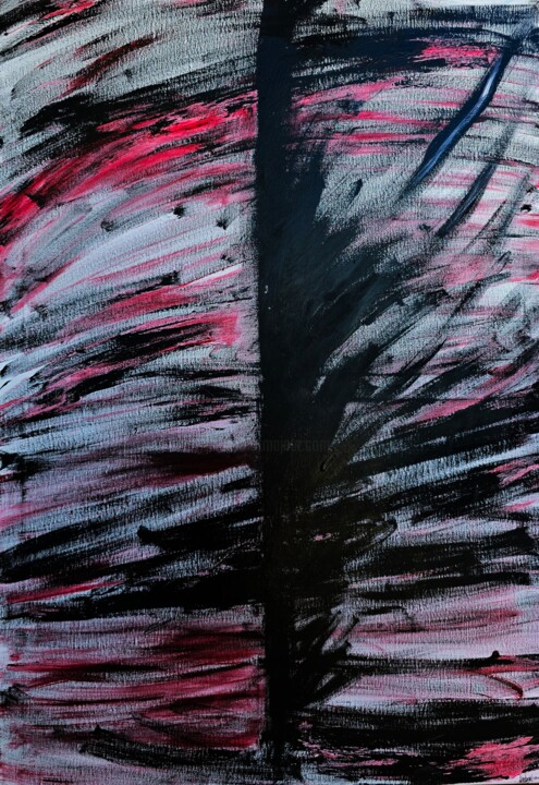 Bloody tree 绘画, 31.5x23.6 in