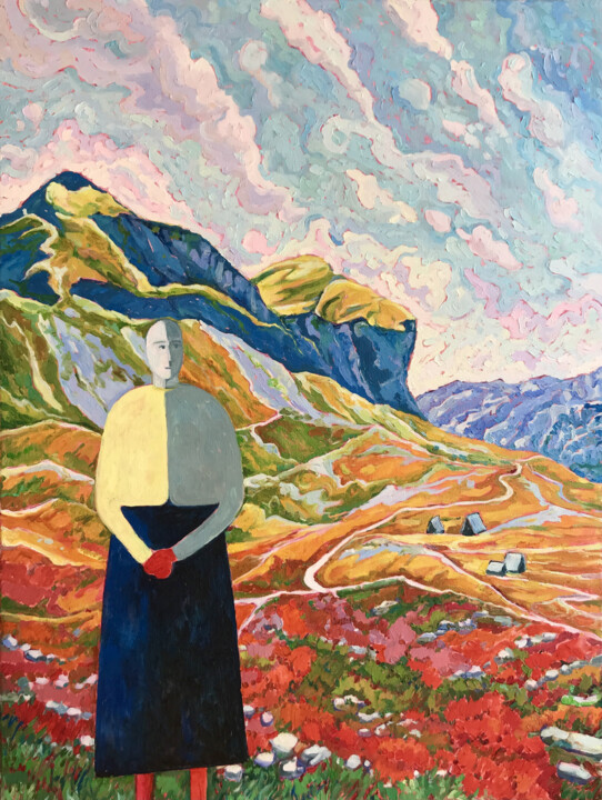 Leave Me Alone 绘画, 31.5x23.6 in