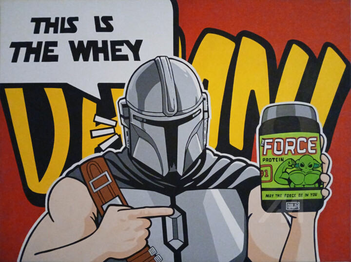 The Whey 绘画, 23.6x31.9 in