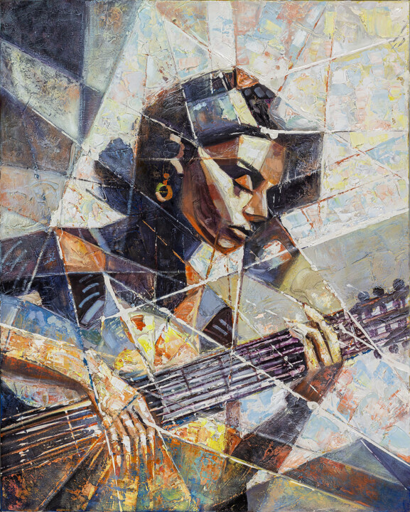 Melodía Fragmentada 绘画, 30x24 in