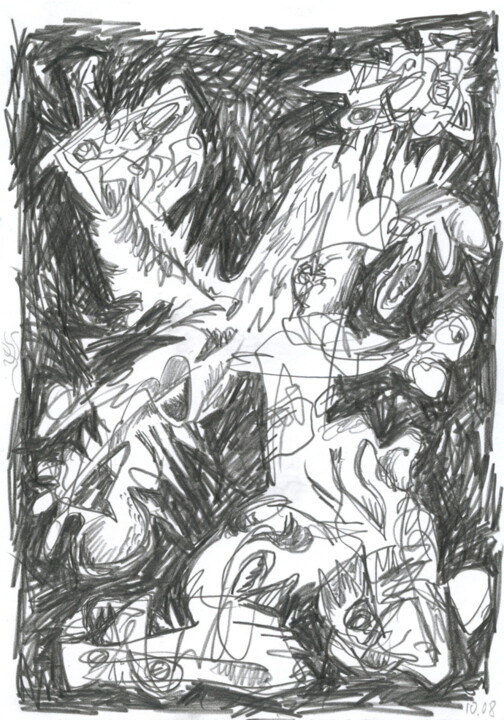 Dessein 2008-99 Tekening, 8,3x5,5 in