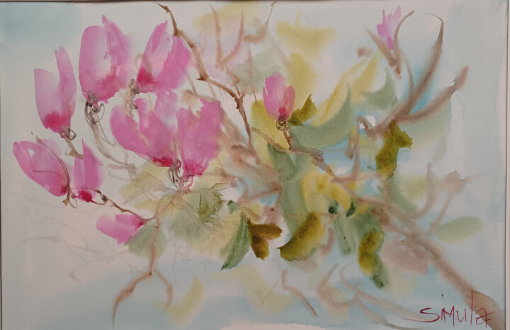 Magnolia 绘画, 16.5x21.3 in