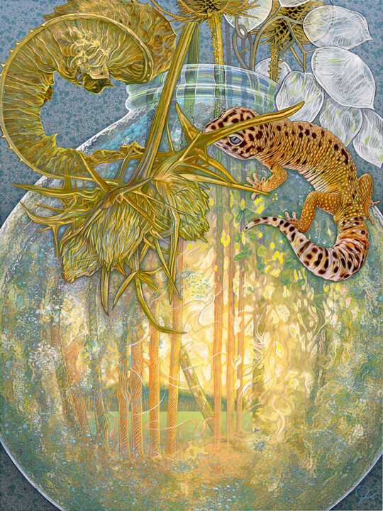 Nature en vase non-clos Arte digitale, 23,6x17,7 in