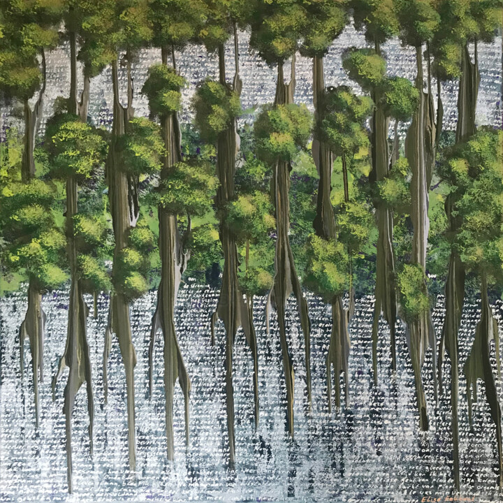 NoMangrove Painting, 31.5x31.5 in