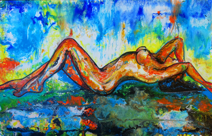 绘画,  25.6x39.4 in 