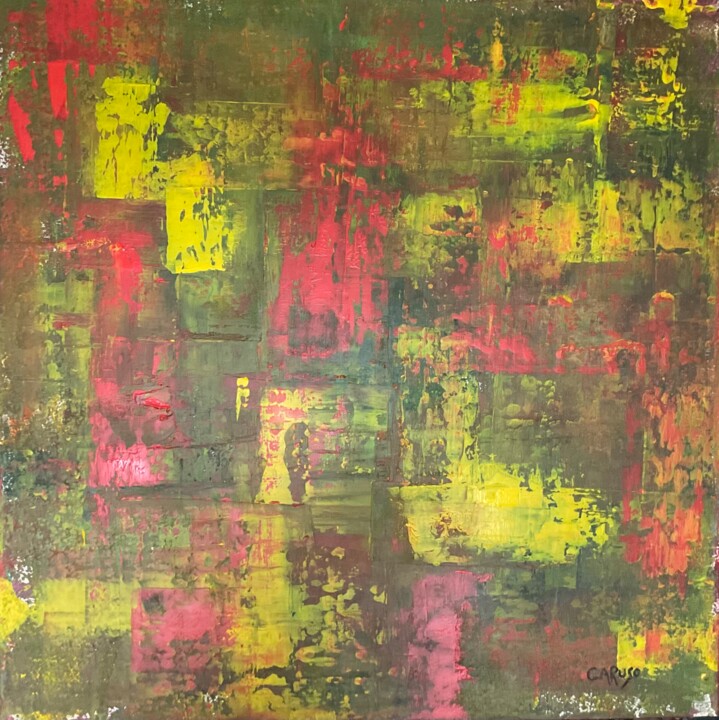 Unit #1051 “Beijing Evening” 绘画, 36x36 in