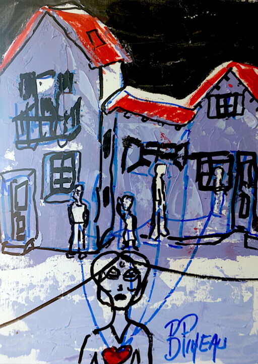 P097H33 Liens et lieux Pittura, 13x9,5 in