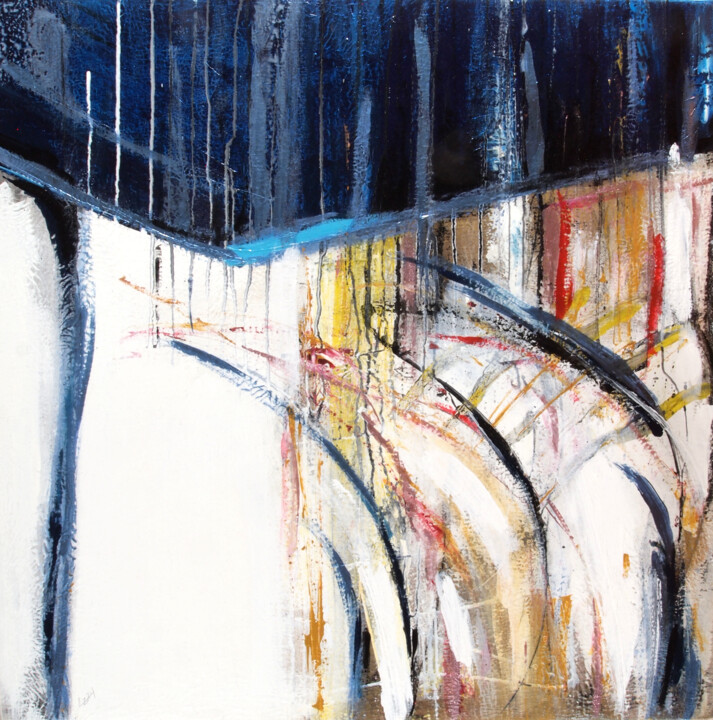White (Night) Mare 绘画, 25.2x25.2 in