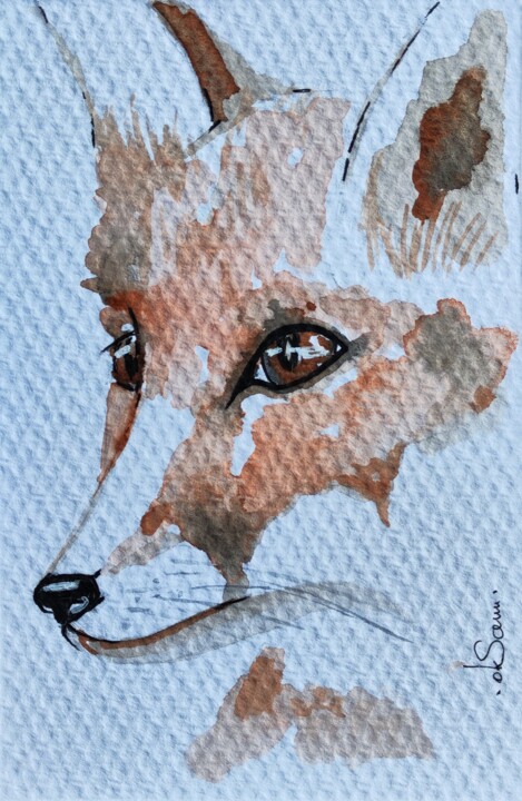 绘画,  5.9x3.9 in 