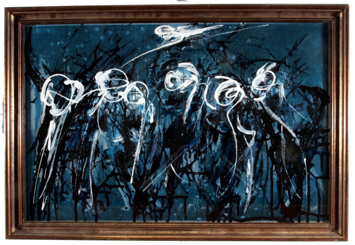 Steering Committee III 绘画, 13.8x21.3 in