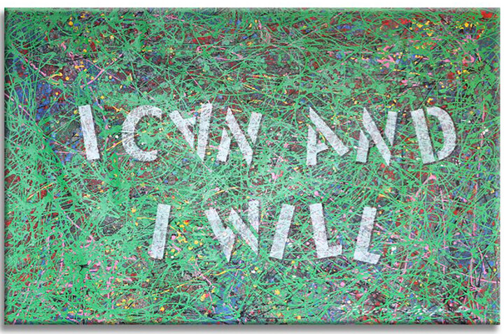 I Can and i Will 绘画, 30x48 in