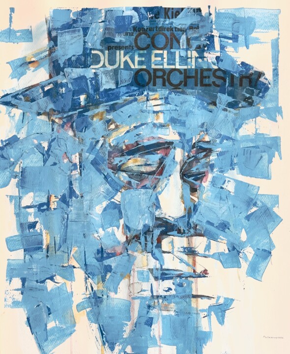 Duke Ellington 绘画, 22x14 in