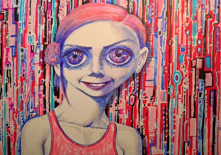 In tune with art Desenho, 8,3x11,8 in