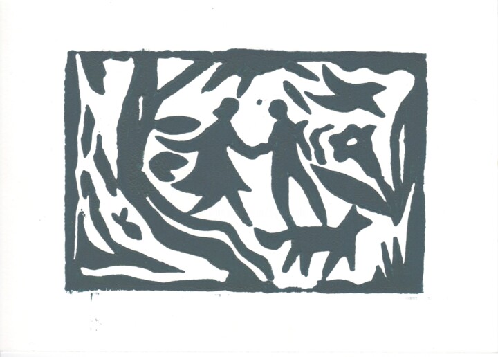 RENCONTRE 印花与版画, 5.8x8.3 in
