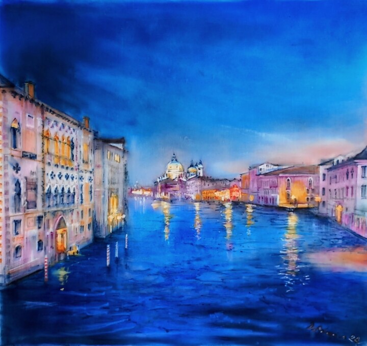 LUCI DELLA NOTTE Pittura, 23,6x25,6 in