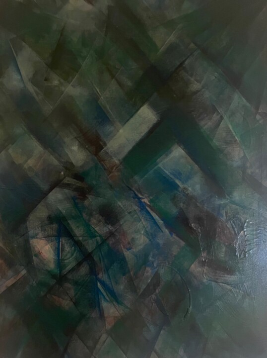 Émeraude Vivante 绘画, 31.5x23.6 in