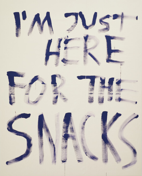 I’m Just Here For The Snacks Pittura, 59,1x47,2 in
