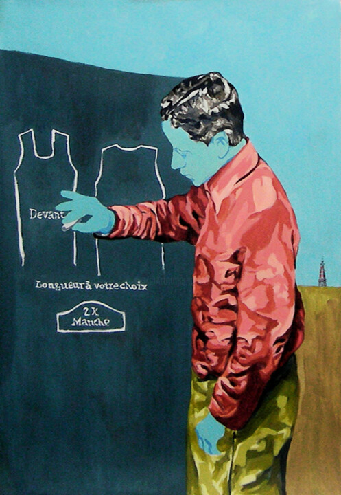 El sastre 绘画, 39.4x27.6 in