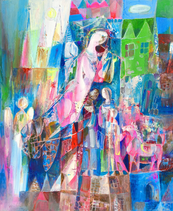 Messengers of Light 绘画, 23.6x19.7 in