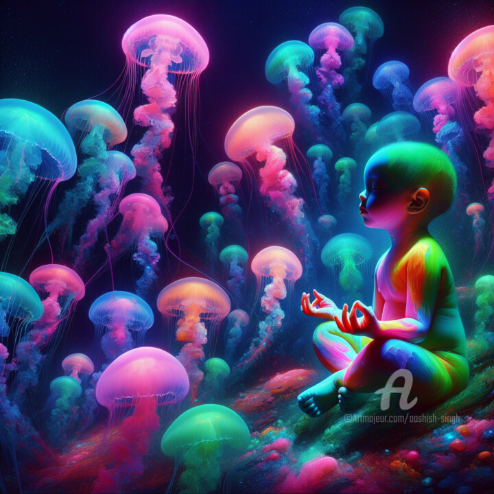 Meditating Soul 数字艺术