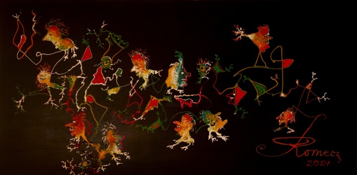 Genesis, 绘画, 24x48 in