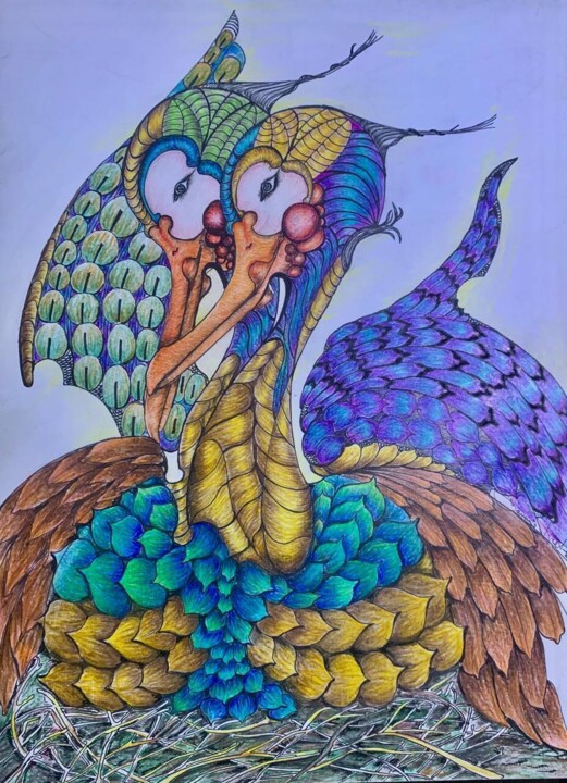 Complicità Alata Tekening, 11,4x8,3 in