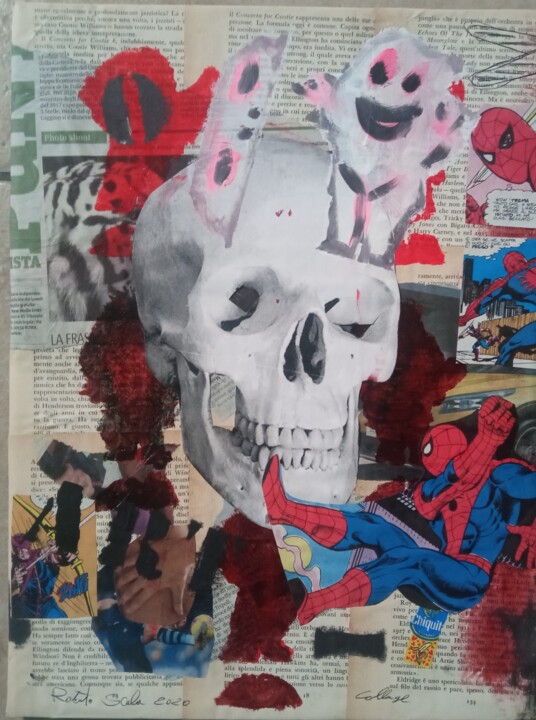 The skull smile Tablo, 15,4x11,8 in