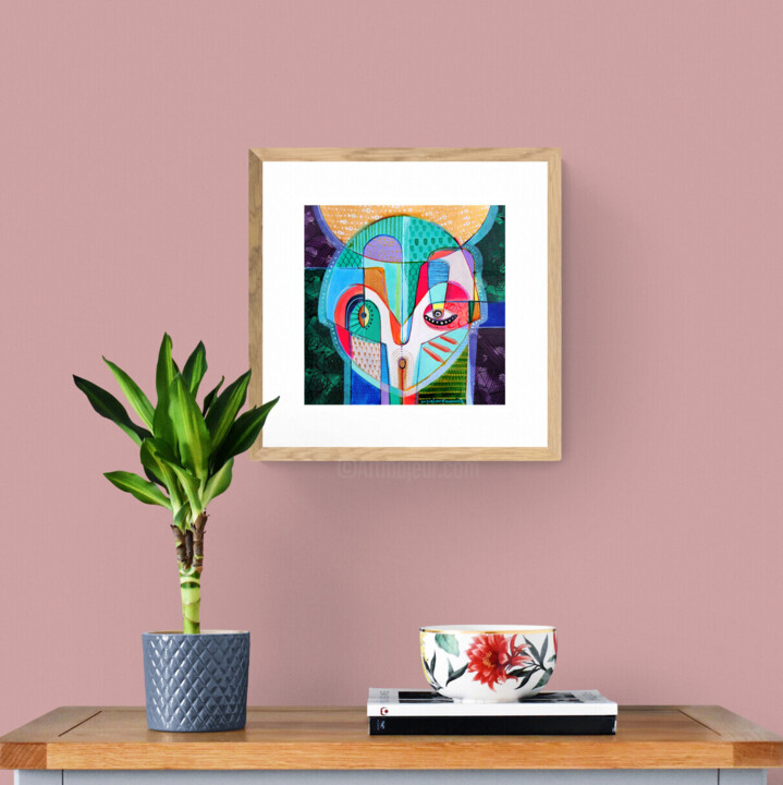 Work presented framed