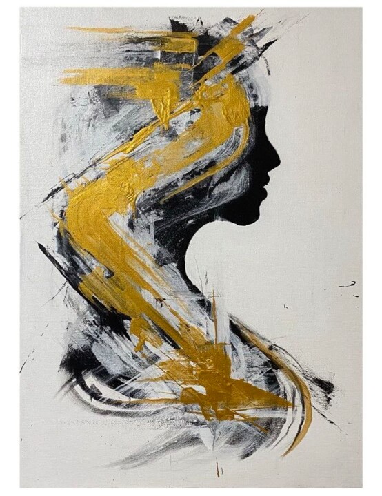 Поток 绘画, 27.6x19.7 in