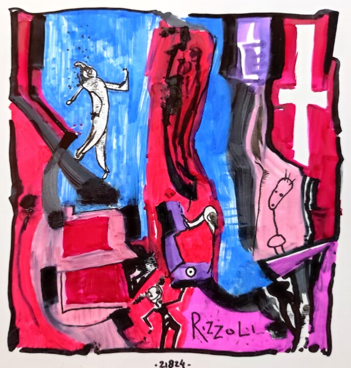 Rizzoli Drawing, 3.2x3.2 in