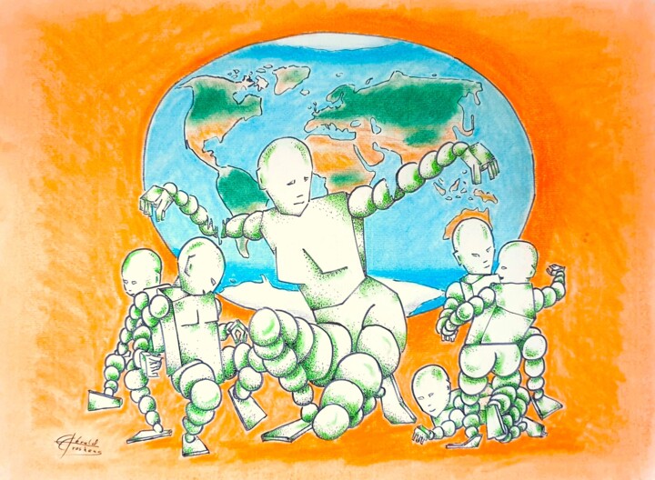 图画,  14.2x18.9 in 