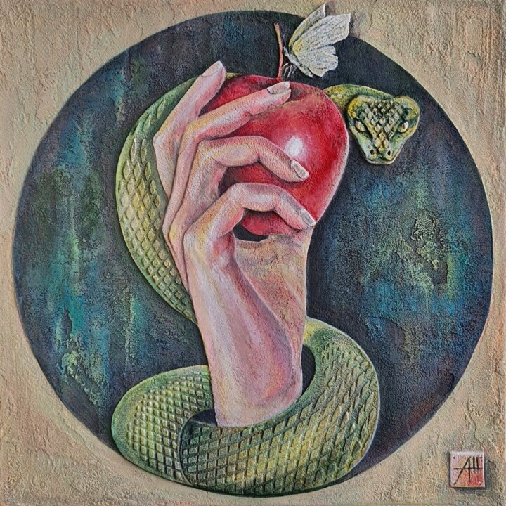 绘画,  11.8x11.8 in 