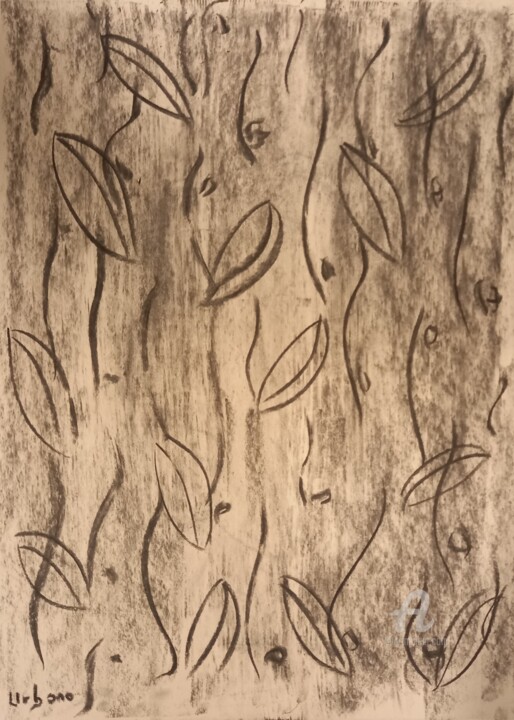 Nature abstraite 图画, 16.1x11.8 in
